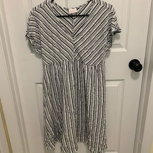 Striped Maternity Dress